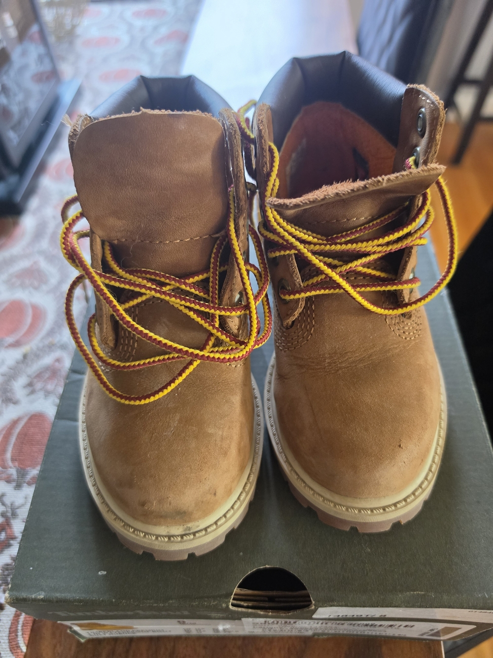 Timberland Kids' Brown Premium Leather Waterproof Boots - Picture 4 of 8